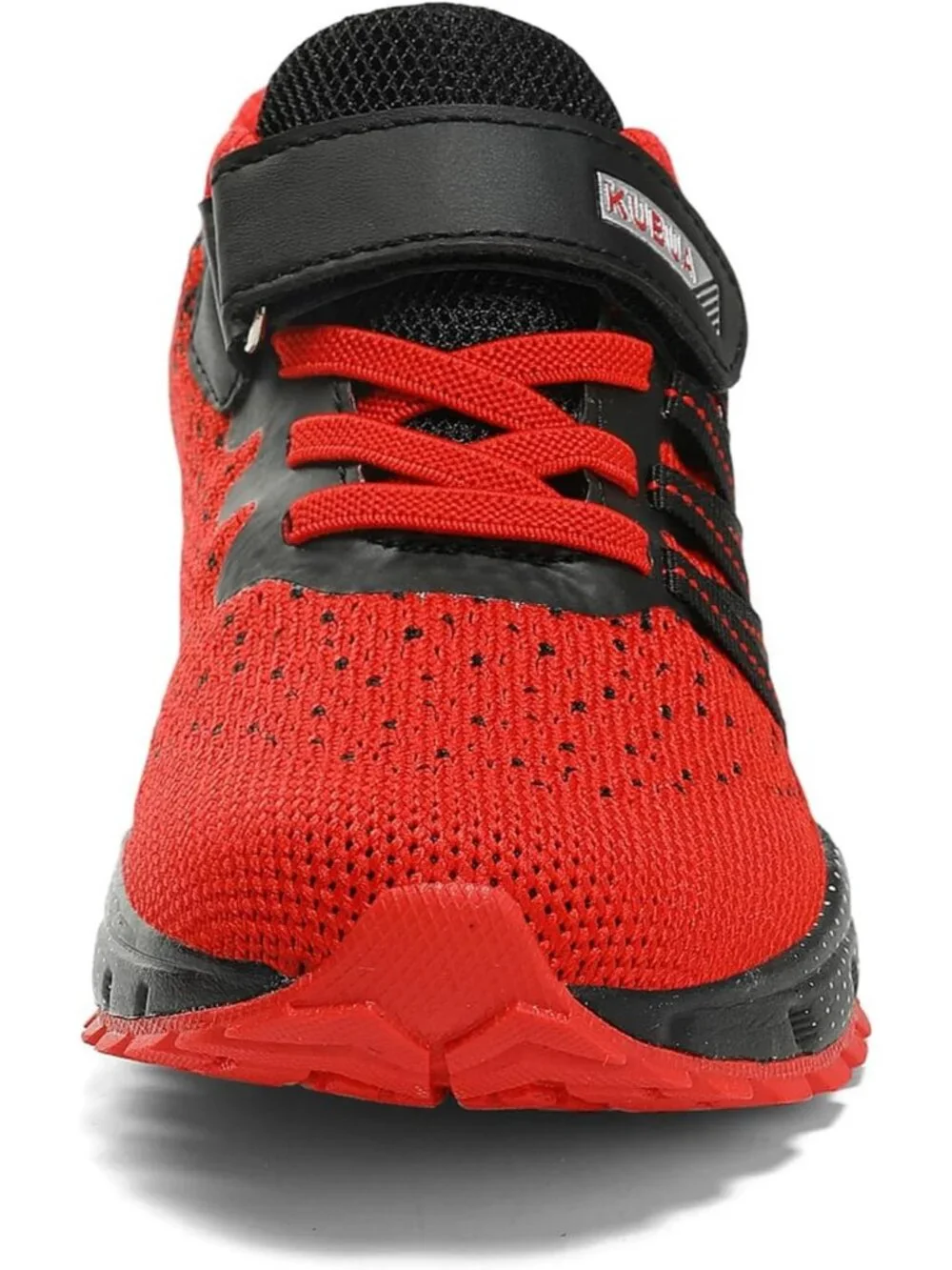 Kids Boys Girls Black Red Breathable Non Slip Tennis Running Sneakers Shoes